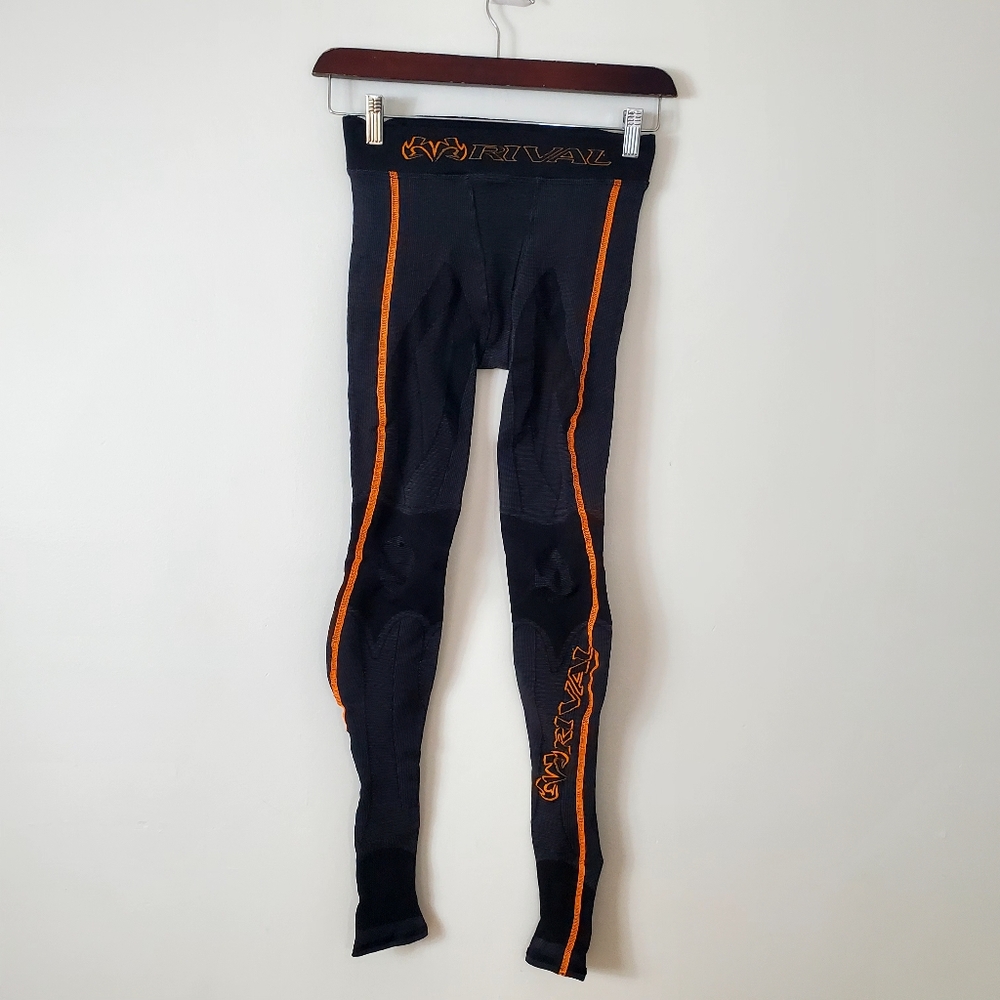 Orange Exercise Compression & Base Layers for Men